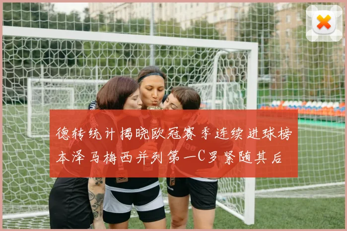 德转统计揭晓欧冠赛季连续进球榜本泽马梅西并列第一C罗紧随其后